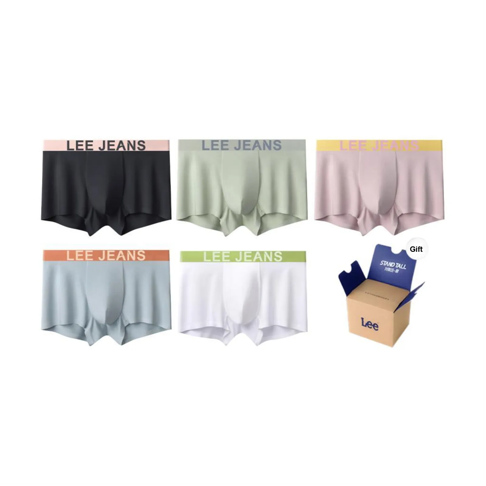 Lee Sunset 5.0 Sunset 1.0 Underpants Men's Box 5 Pack