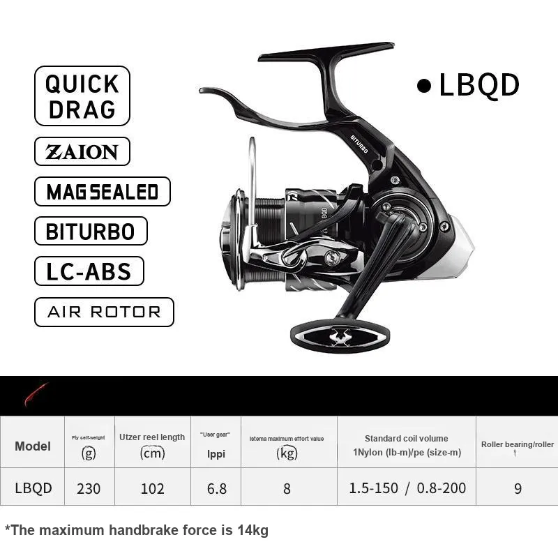 DAIWA Fishing Line Reel Carbon Fiber Handbrake Wheel-2