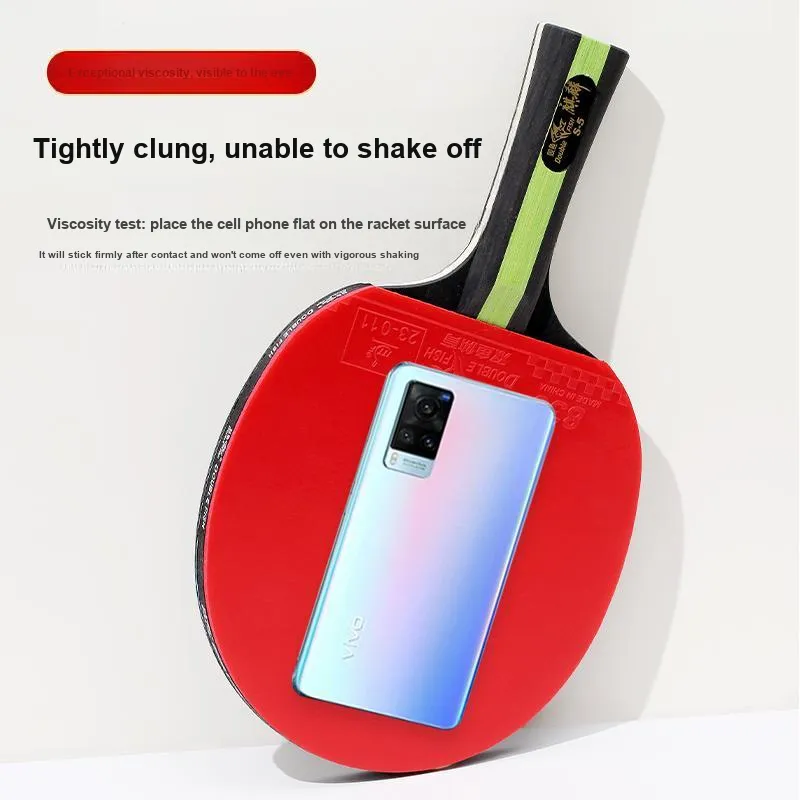 DOUBLEFISH Ping Pong Paddles Unisex Black/Red-8