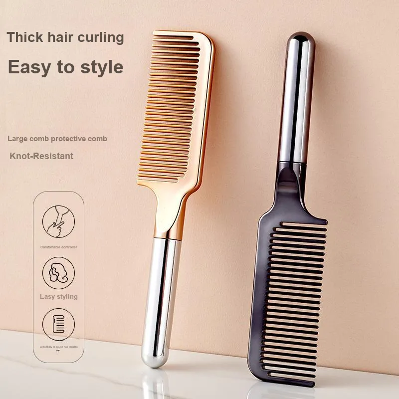 Shame Hair Straightening Brush Smooth Comb Volumizing Comb High Quality Fine Tooth Comb Hairdressing Tools Massage-8