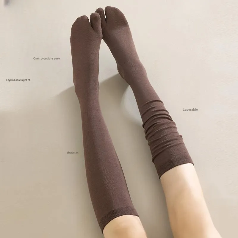 Lan Miao Knee High Socks Women's 2 Pack-2