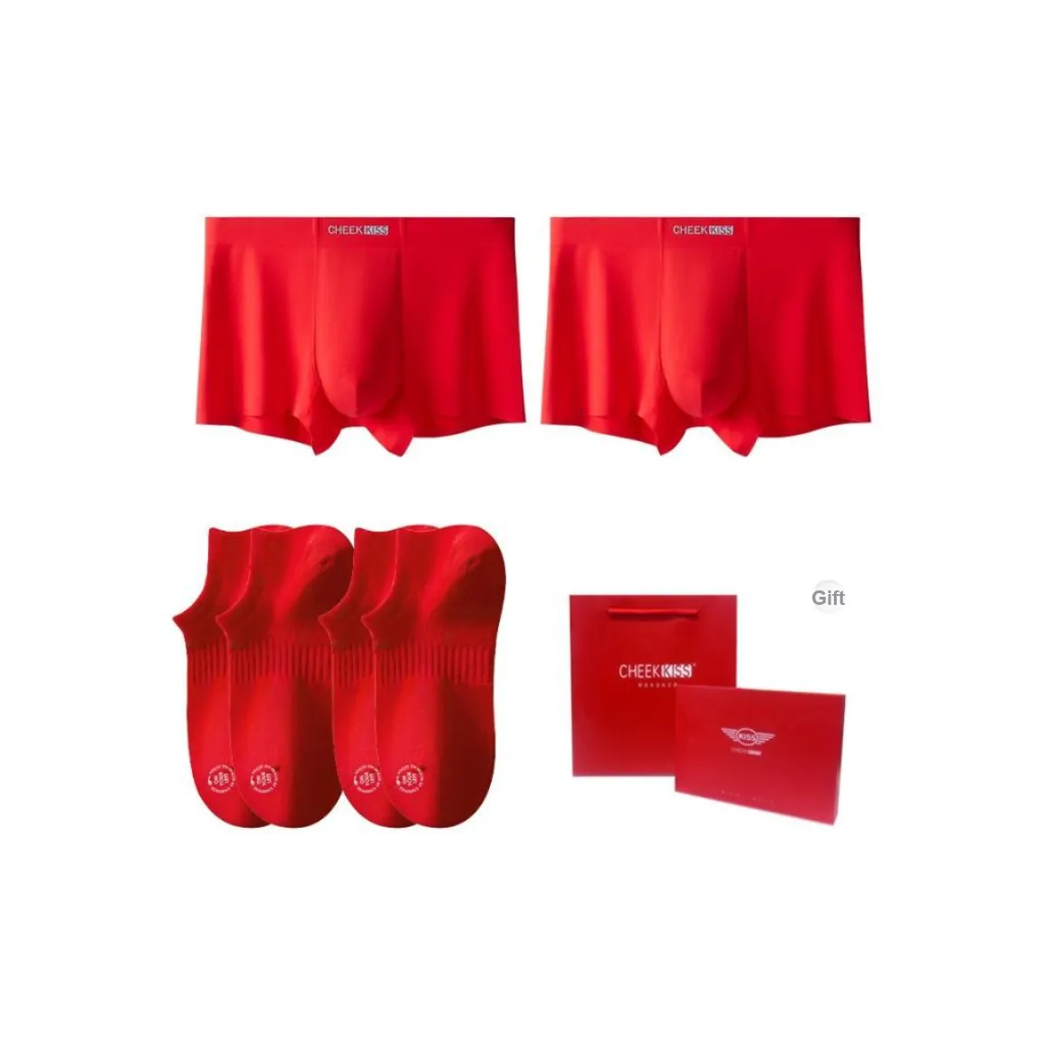 Cheekkiss Underwear Gift Boxes Men's 4 Pack