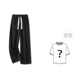 블랙 (포함됨 A 랜덤 브랜드 티셔츠)