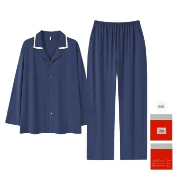 GOSO Pajama Set Men's Shopping Bag Dusty Blue