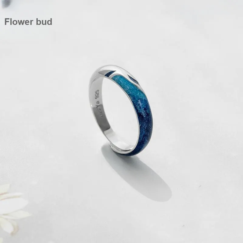 HUAYA 925 Sterling Silver Rings Unisex-1
