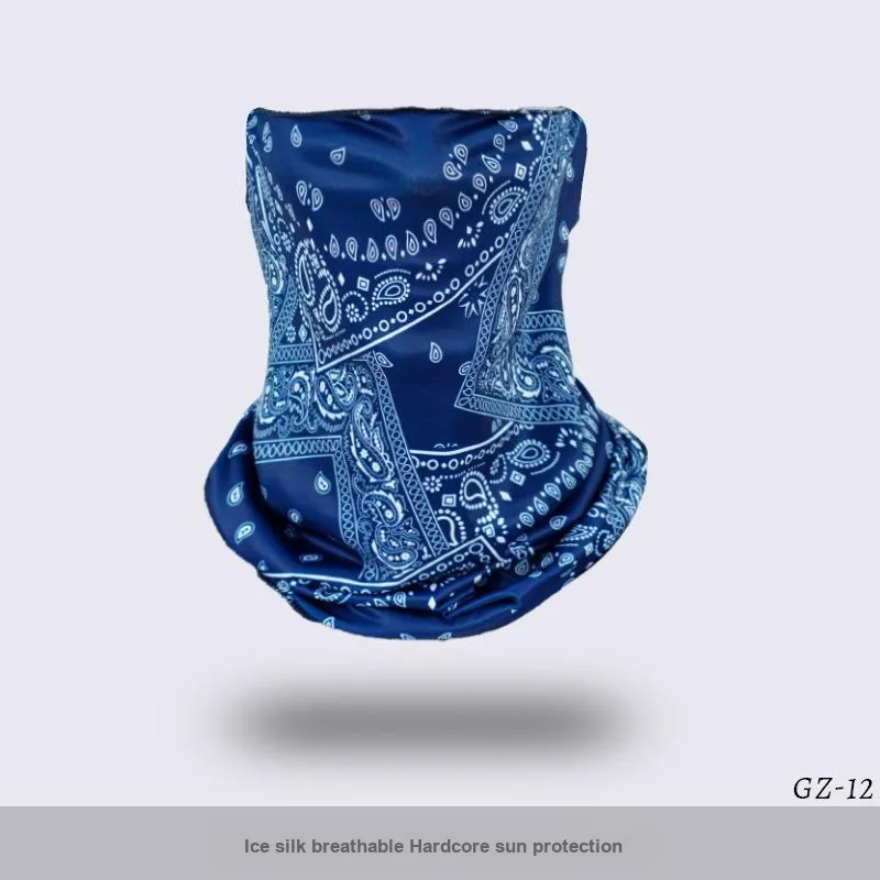 Cool Riding Treasure Riding Equipment Cycling Face Mask Outdoor Unisex Ice Silk-4