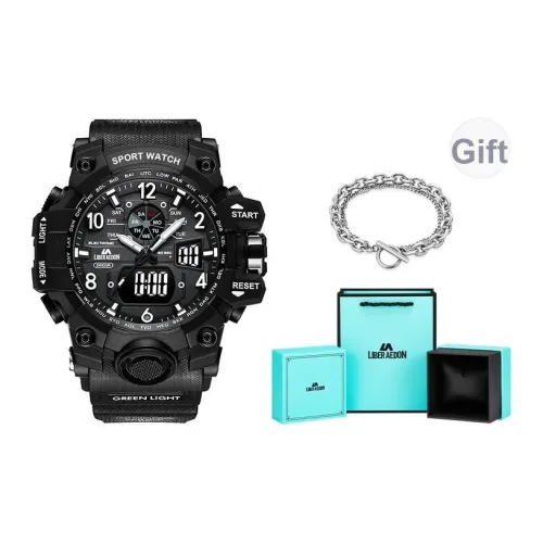 LIBER AEDON Кварцевый механизм Черный циферблат Мужские часы