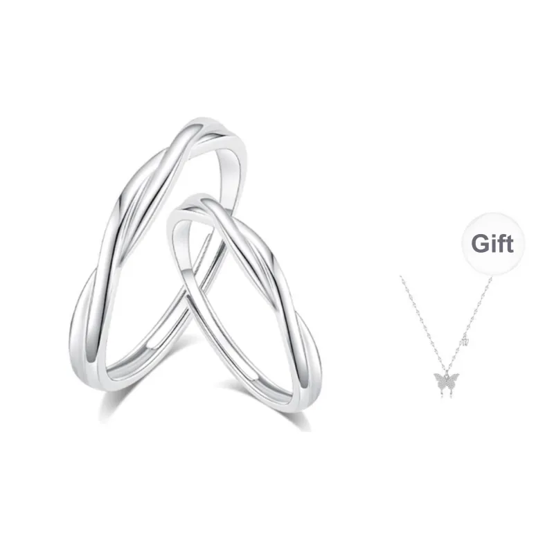 MISS TOOYA S999 Fine Silver Rings Unisex-0