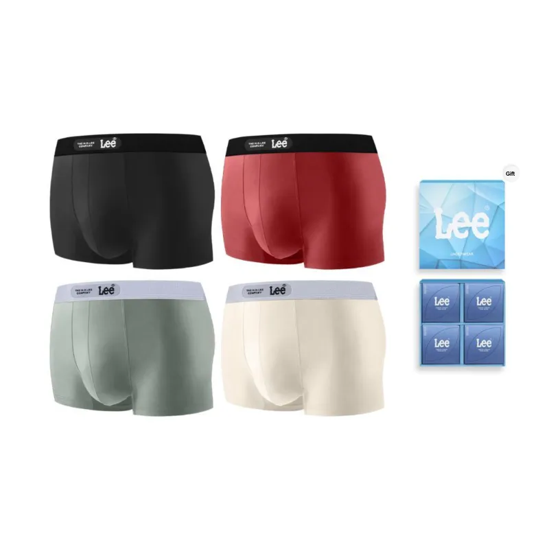 Lee Buddy Lee Series Underpants Men's Box 4 Pack-10