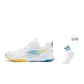Standard White/Radiant Yellow+Sports Socks
