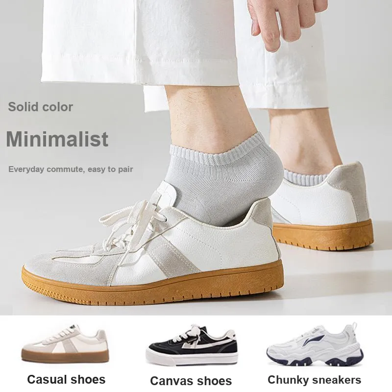 PLANDOO Ankle Socks Men's 5 Pack-32