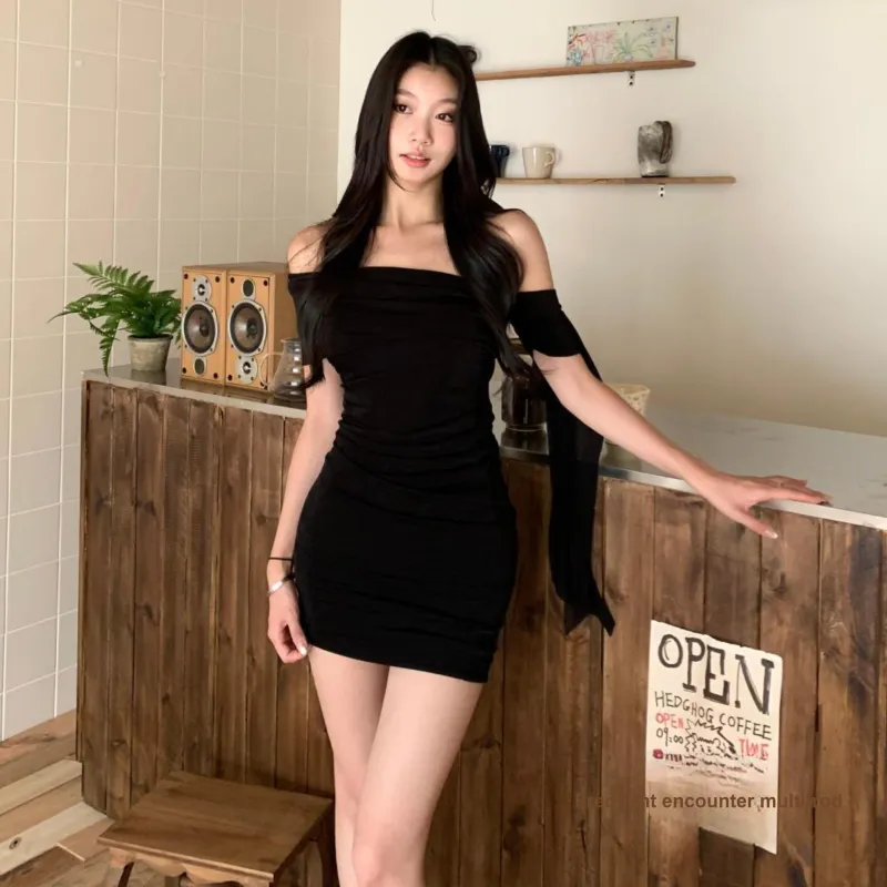 Mu Xiao Xin Short Sleeved Dress Women's-8