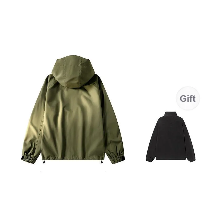 Lafetto Waterproof And Windproof Windbreaker Jacket Unisex-20