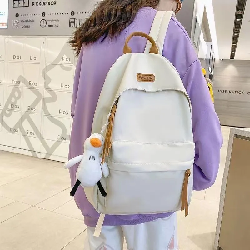 DJ.SPIRIT Nylon Backpack Regular Unisex Black/White-7