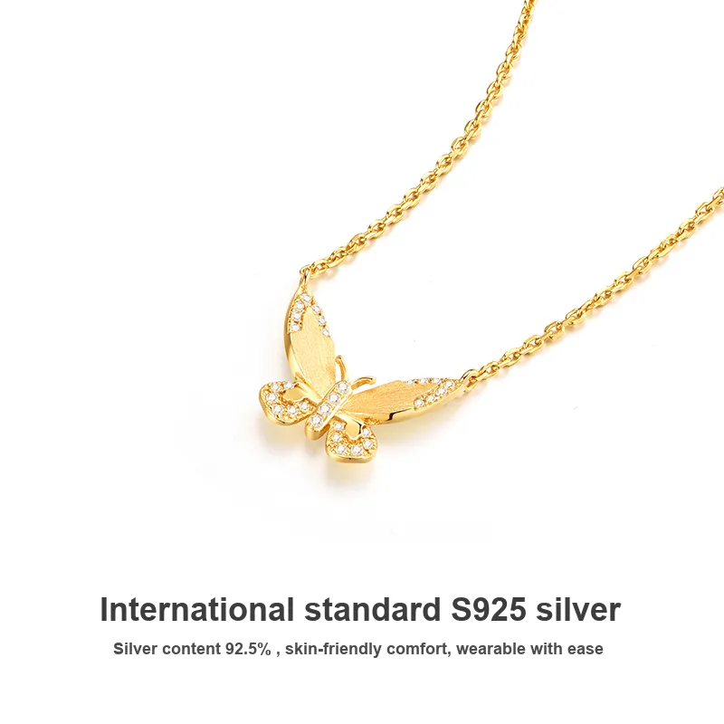 Trpopo S925 Sterling Silver Collarbone Chain Necklace Women's-2