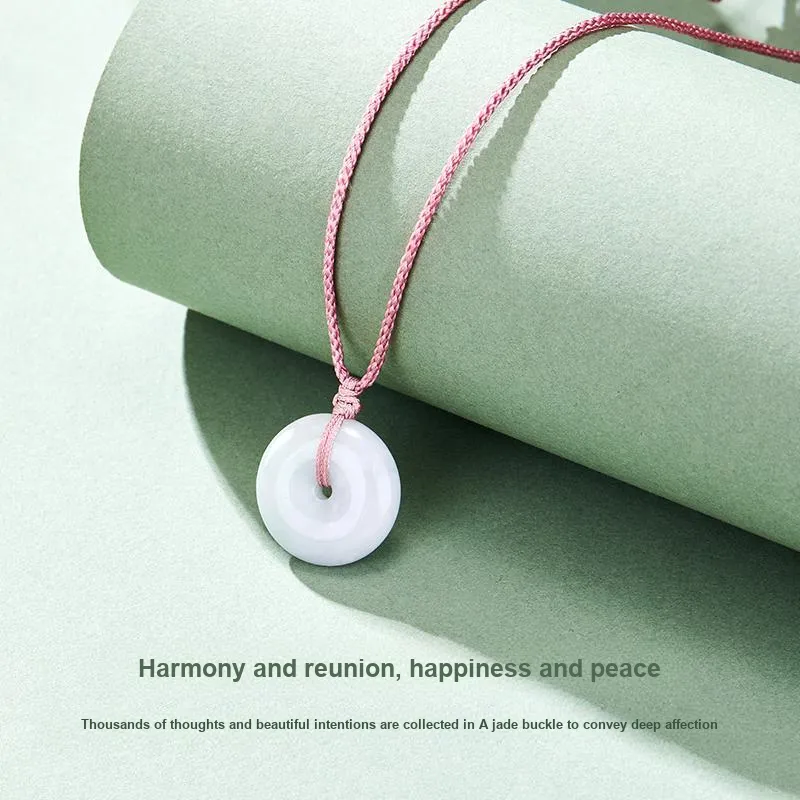 MAMADESHOUHU Chalcedony Jade Necklaces Women's-2