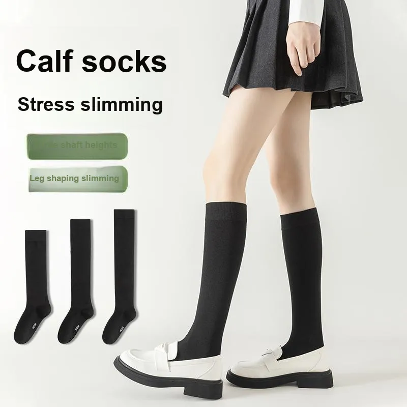 MIIOW Knee High Socks Women's 2 Pack-2