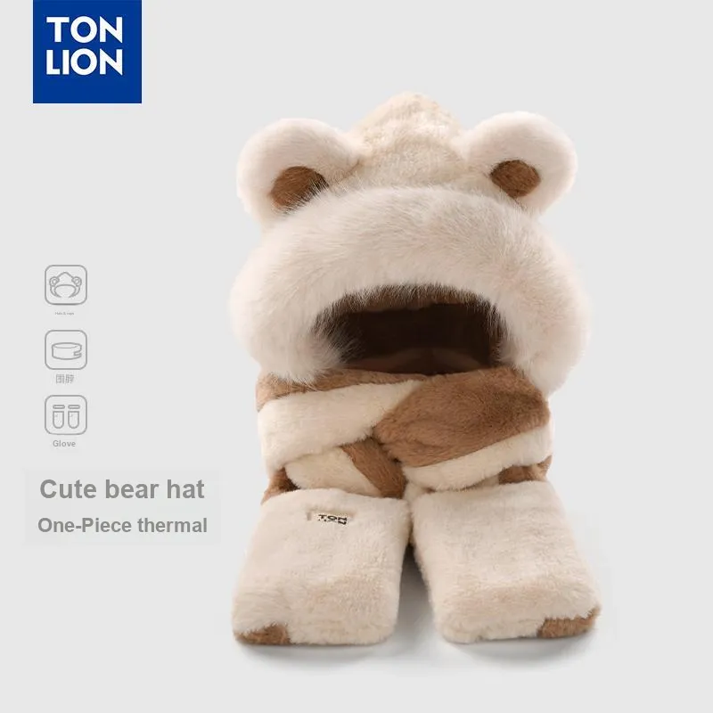 Tonlion Polyester Hoods & Plush Hats Unisex-4