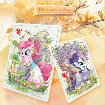 KAYOU My Little Pony My Little Pony Card Shine Moon Pack 7th Edition 6 Princess Cards IP/Anime Cards Whole Box 18 Pack