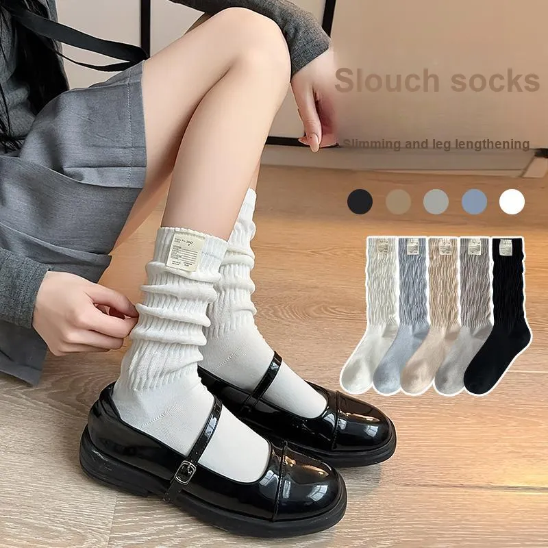 Lan Miao Knee High Socks Women's Combo Set-2