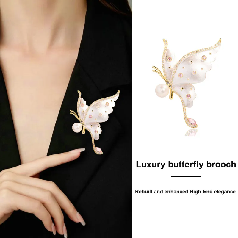 Taste The Color Pearl Brooches Women's-1