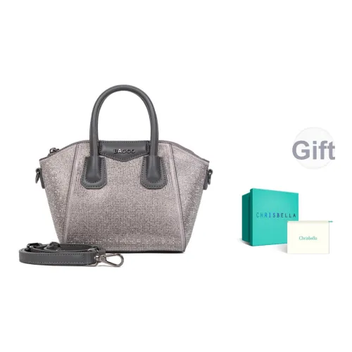 CHRISBELLA Стекло с синтетической кожей сумка через плечо сумка обычная женская черный металлик