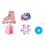 Pink K8 Clothing Sets (K8 Helmet+KP1 Protective Gear+Bag)
