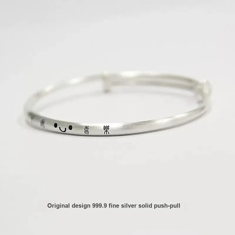 AITAO 999 Fine Silver Sterling Silver Bracelets Women's-4