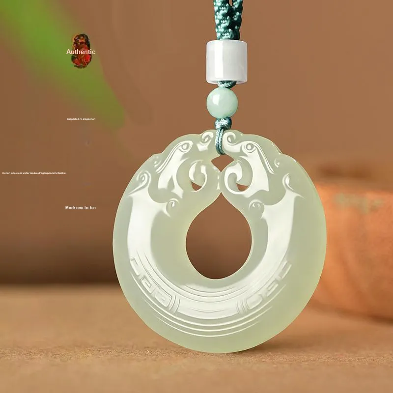 KUNYUYAO Pendants Pale Greenish White Jade Unisex-2
