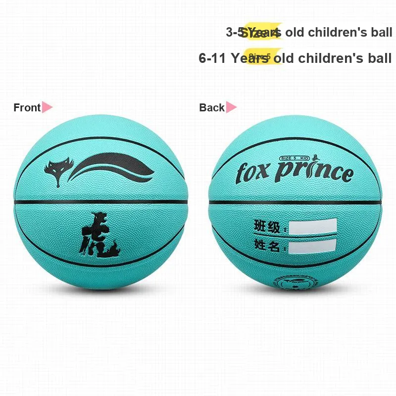 FOX PRINCE Size 5 Indoor Outdoor Universal Basketball PU Tiffany Blue-5