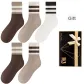 Brown 2 Light Brown 2 White (5 Pack)