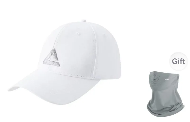 PEAK Cotton Baseball Caps Unisex Multiple Colors-10