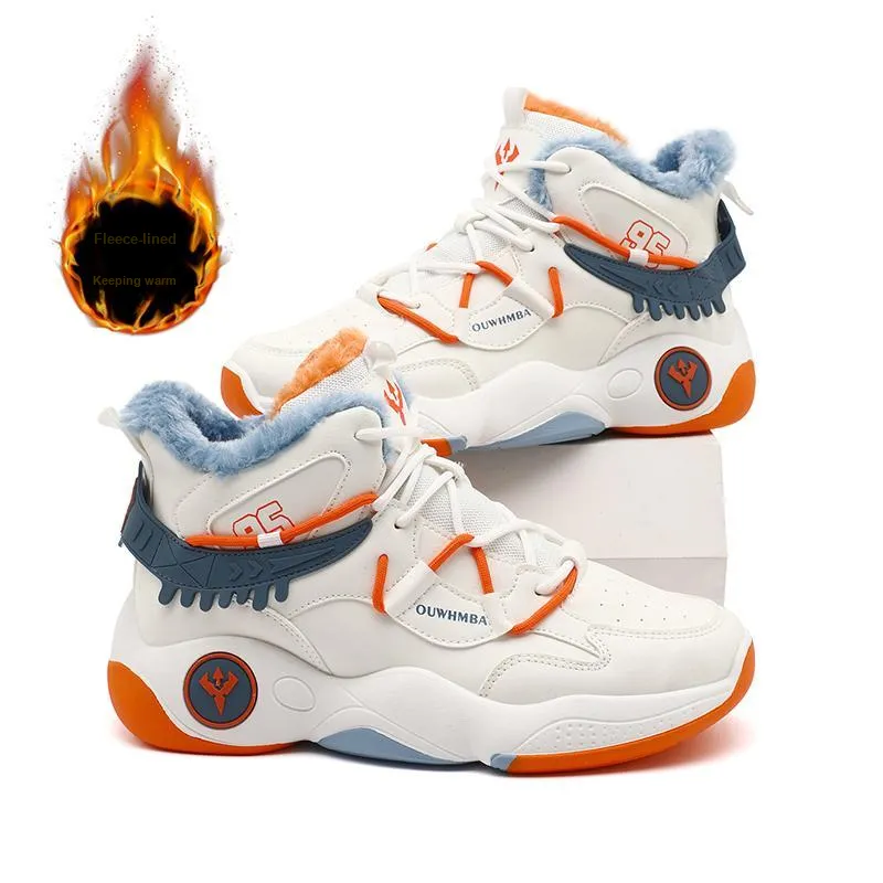 OUWENHEIMANBA Cushioning Coverage Rebound Height Increase Abrasion Resistant Breathable High Top Basketball Shoes Men's-28