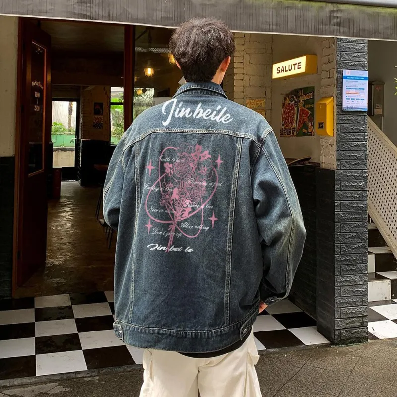 JINBEILE Denim Jackets Unisex-13
