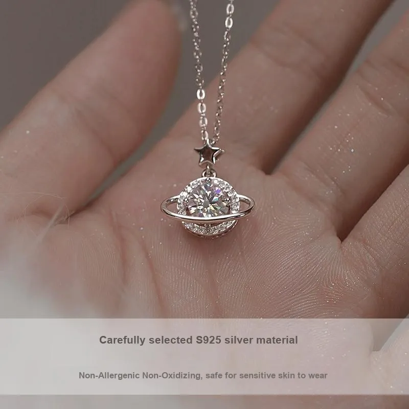 MISS TOOYA S925 Silver Necklaces Women's-2