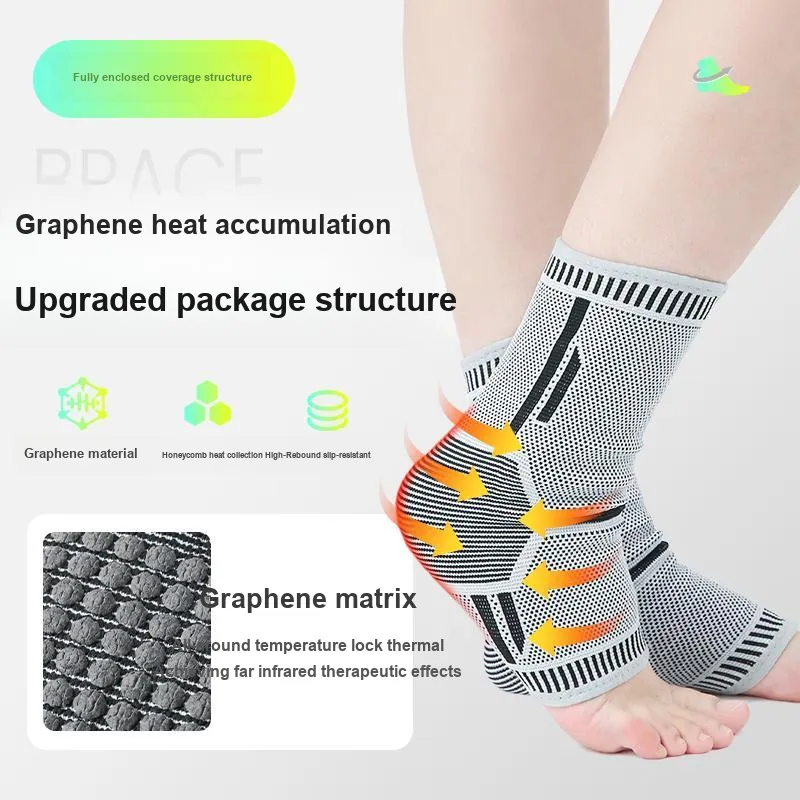 ZHONGKERUIERFU Ankle Braces Running Skiing Unisex Graphene 24.5*11cm-2