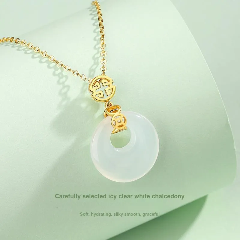 KADER Chalcedony Necklaces Women's-5