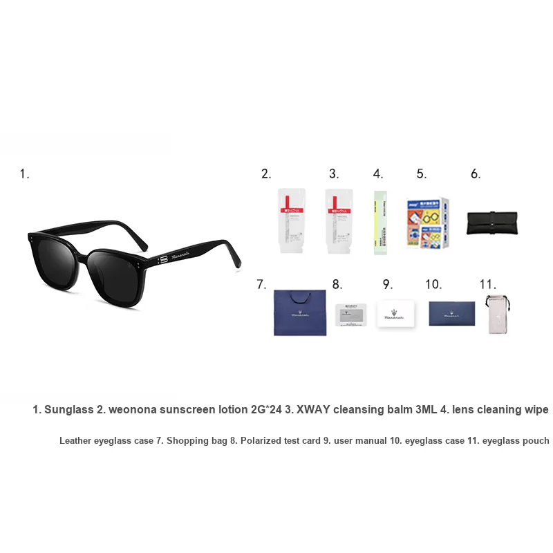 Maserati Plate Frame Sunglasses Unisex-10