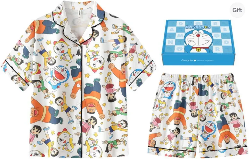 Gongdie x DUOLA A MENG , LIANMINGKUAN Pajama Set Unisex Multicolor-0