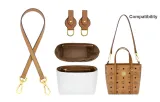 DuPont Paper Liner *Wear-Resistant* One Shoulder Thin Shoulder Strap Three-Piece Set Brown