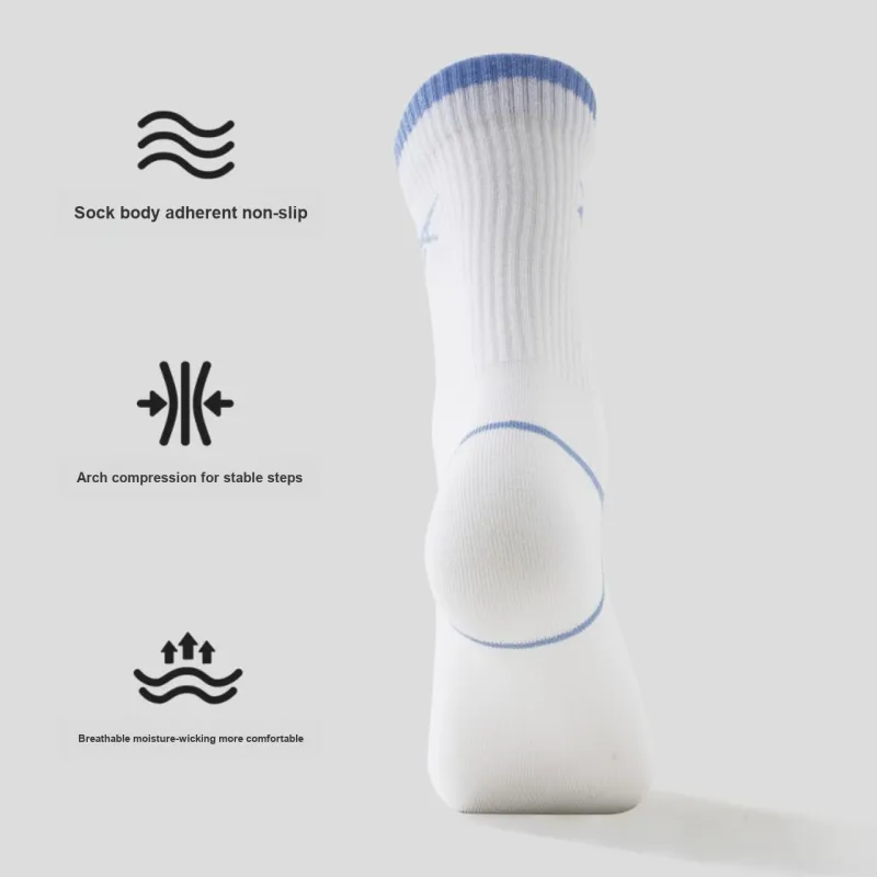 Reebok Mid Calf Socks Unisex 5 Pack Mixed Color-2