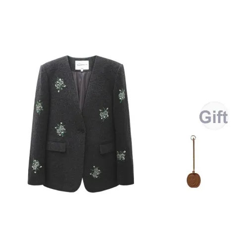 Self Who Intuitive Серый В комплекте с брелоком Женские Деловые костюмы