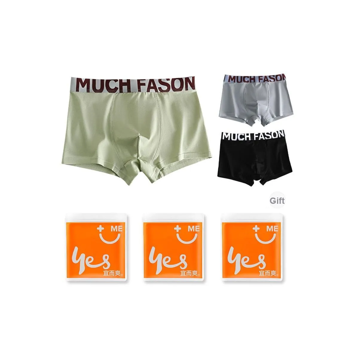 Мужское нижнее белье сумка для покупок 3 штуки