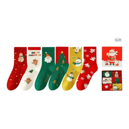 Caramella Crew Socks Unisex Box of 6 Pairs Caramella Носки Crew Унисекс Коробка из 6 пар