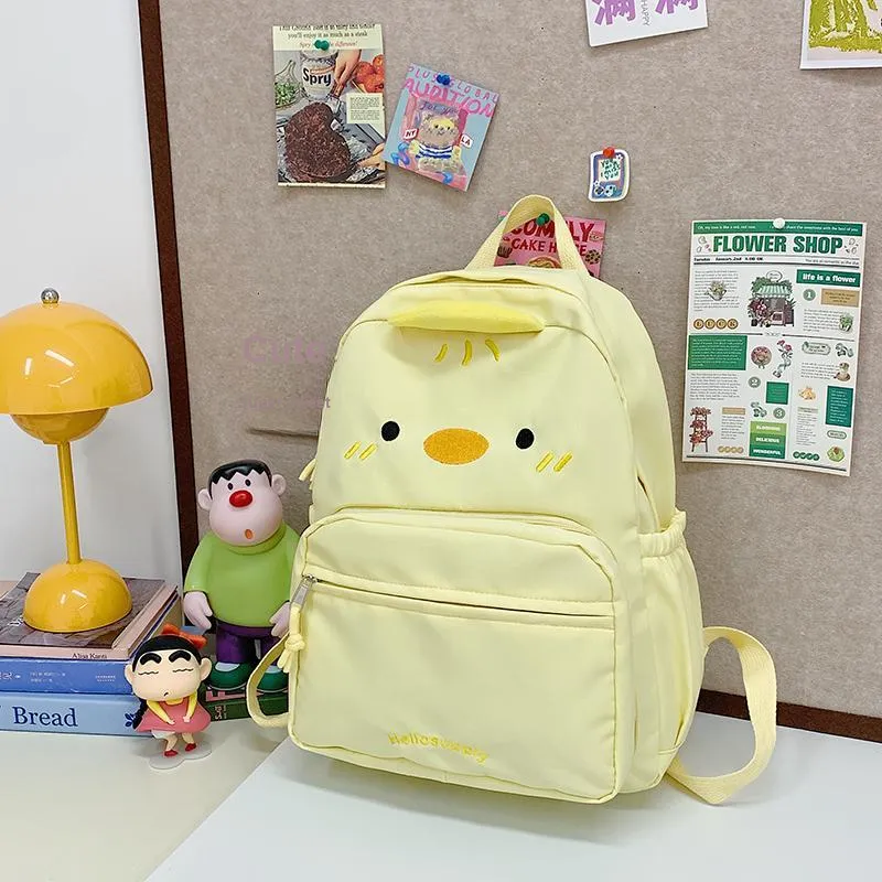SUN EARTH &U Nylon Fabric Backpack Unisex Multicolor-5
