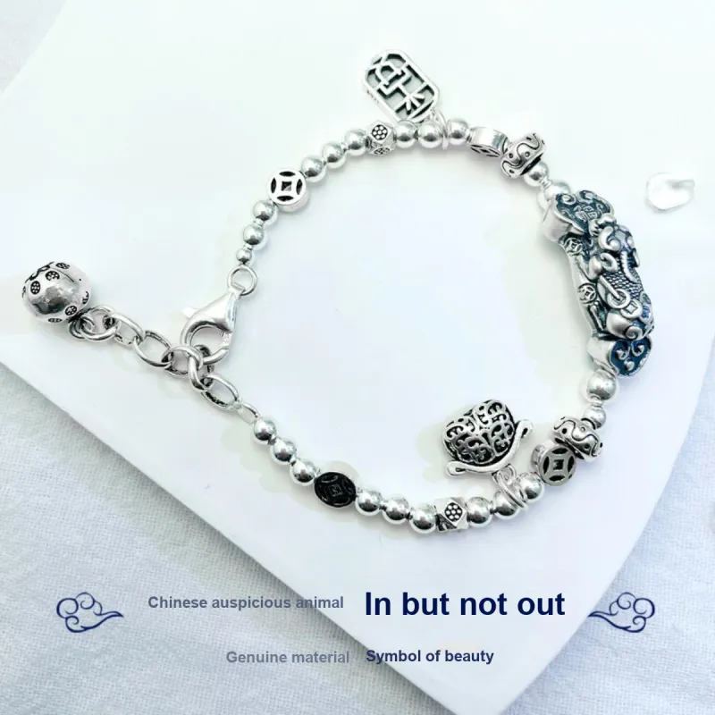 Love 990 Silver Bracelets Women's-4