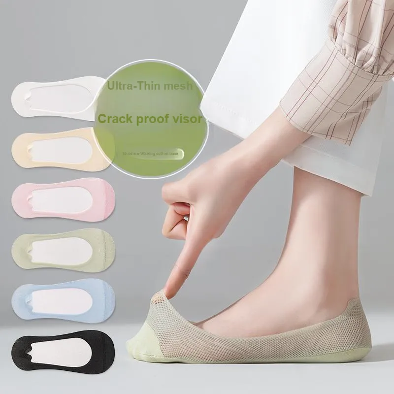 Top Melon No Show Socks Women's 5 Pack-15