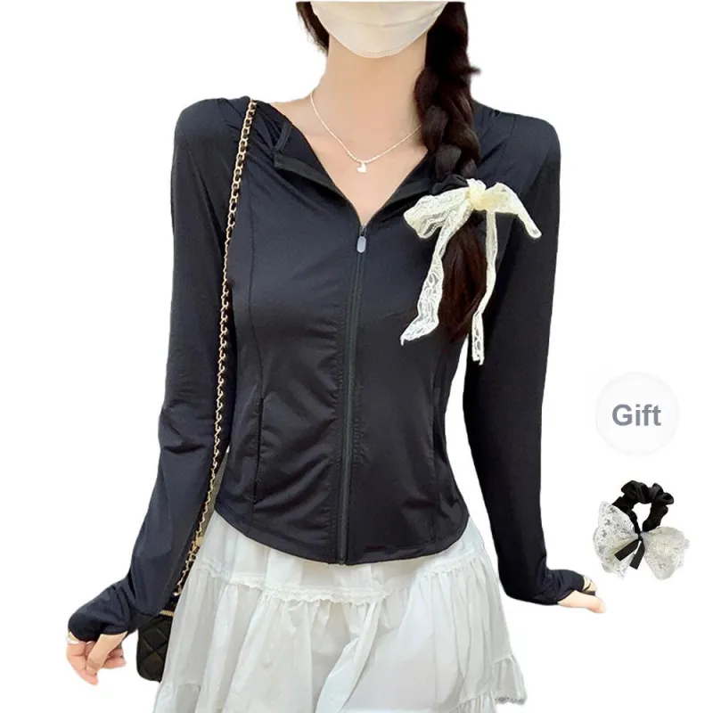 TUSHIFEI Cropped Coats Women's-4