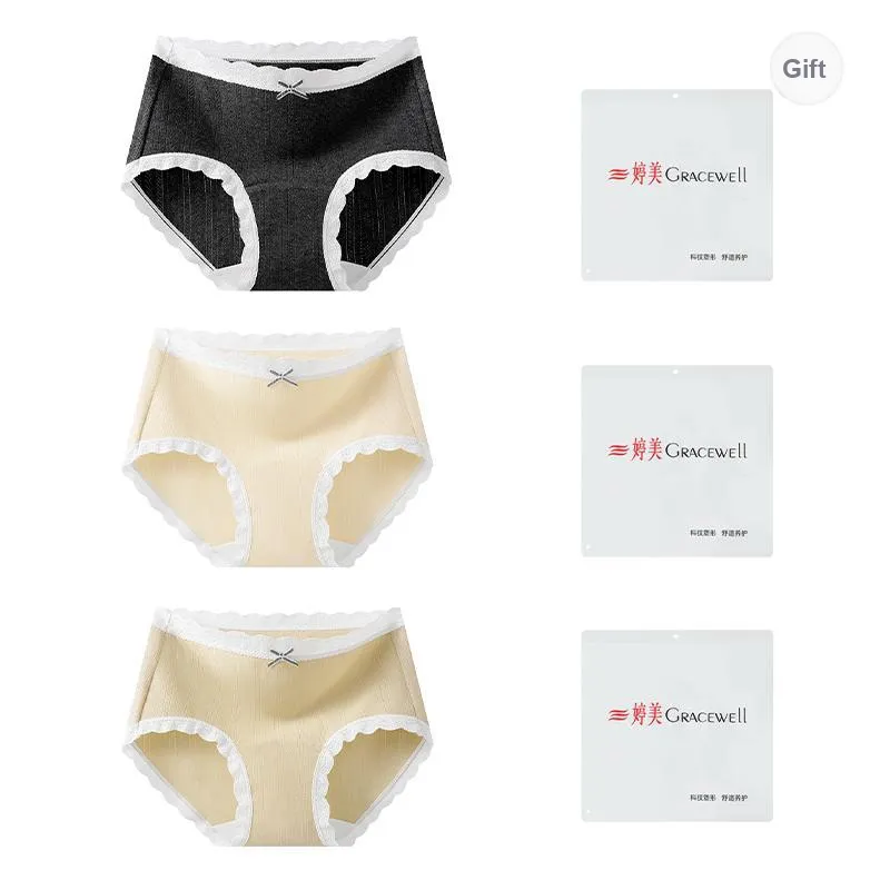 GRACEWELL Underpants Women's Shopping Bag 3 Pack-24