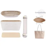City33 (Chalk) Beige Liner+Bottom Pad+Shoulder Strap Pad[Anti-Sinking Three-Piece Set]